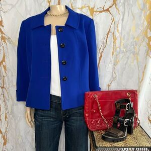 Tahari Royal blue blazer